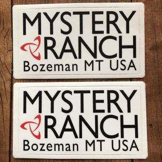 ミステリーランチ(MYSTERY RANCH)のMYSTERY RANCH(ミステリーランチ) ステッカー2枚セット(その他)