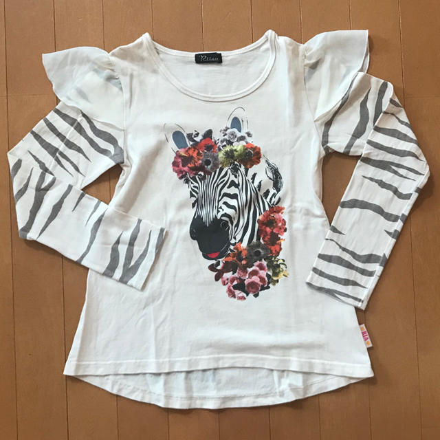 おしゃれ　長袖　140 キッズ/ベビー/マタニティのキッズ服女の子用(90cm~)(Tシャツ/カットソー)の商品写真