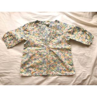 ユナイテッドアローズグリーンレーベルリラクシング(UNITED ARROWS green label relaxing)のgreen label relaxing 女の子95 花柄　リバティ(Tシャツ/カットソー)