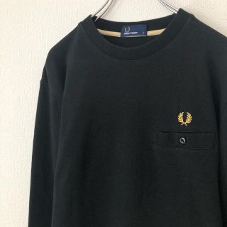 フレッドペリー(FRED PERRY)のフレッドペリー/FRED PERRY 鹿の子素材　Tシャツ 長袖　ワンポイント(Tシャツ/カットソー(七分/長袖))