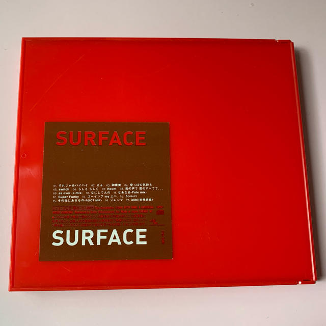 SURFACE エンタメ/ホビーのCD(ポップス/ロック(邦楽))の商品写真