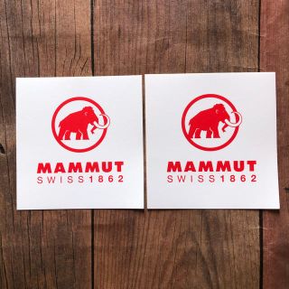 マムート(Mammut)のMAMMUT(マムート)ステッカー2枚セット(登山用品)