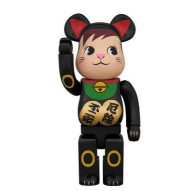 BE@RBRICK 招き猫 ポコちゃん 黒 400％