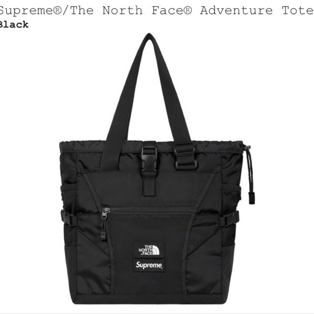 Supreme North Face  Tote bag 黒