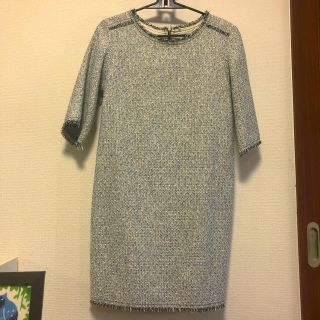 ドレステリア(DRESSTERIOR)のワンピース　ドレステリア　美品　36 ツイード(ひざ丈ワンピース)