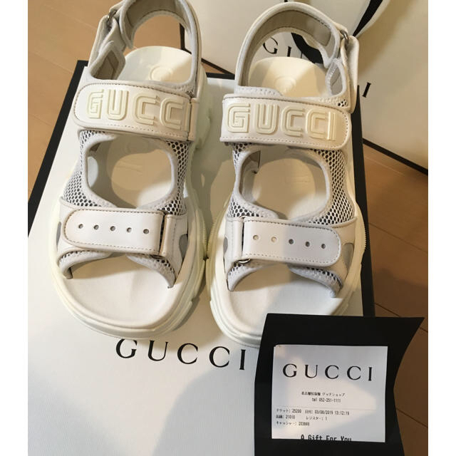 Gucci(グッチ)の期間ごり様専用　グッチ GUCCI レザー ストラップ サンダル サイズ7  メンズの靴/シューズ(サンダル)の商品写真