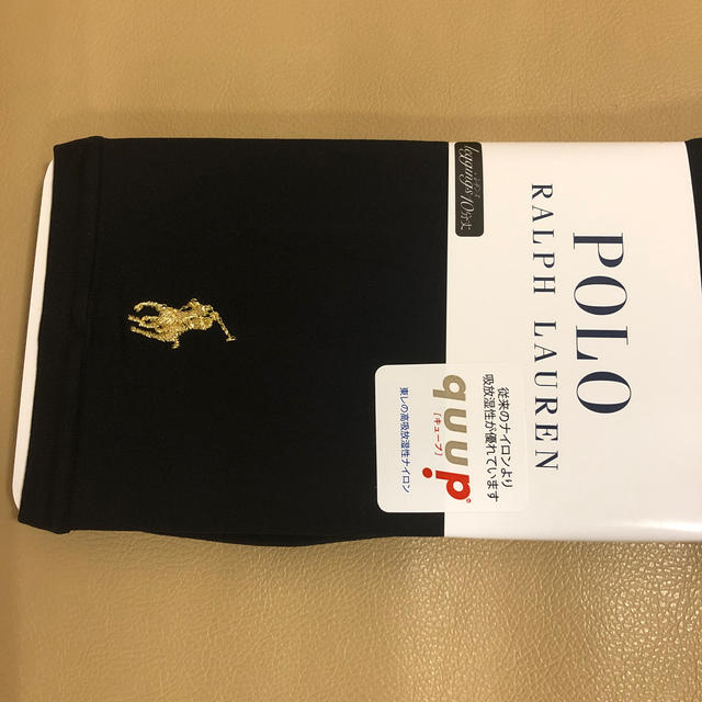 POLO RALPH LAUREN(ポロラルフローレン)の新品　レ女性ポロラルフローレンゴールド＆シルバー刺繍レギンス2点セット　日本製 レディースのレッグウェア(レギンス/スパッツ)の商品写真