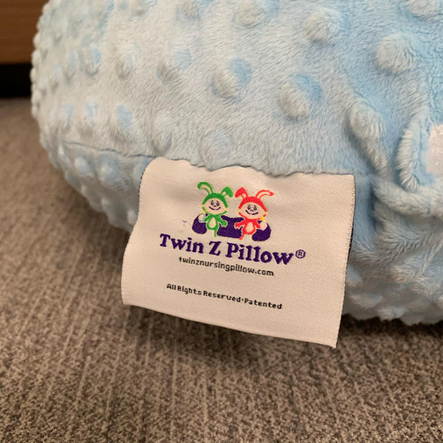 Twin Z Pillow ツインズピロー　水色