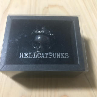 ヘルキャットパンクス(HELLCATPUNKS)のHELLCATPUNKS スカルリング 11号　黒　ヘルキャットパンクス(リング(指輪))