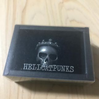 ヘルキャットパンクス(HELLCATPUNKS)のHELLCATPUNKS スカルリング 13号　シルバー　ヘルキャットパンクス(リング(指輪))