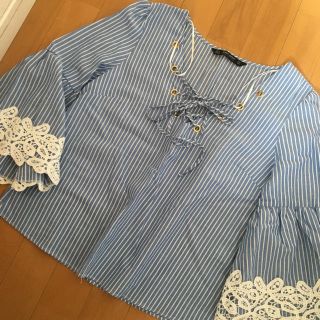 ザラ(ZARA)のZARA七分袖シャツ(シャツ/ブラウス(長袖/七分))