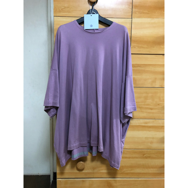 Dulcamara(ドゥルカマラ)のDulcamara square short sleeve tee purple メンズのトップス(Tシャツ/カットソー(半袖/袖なし))の商品写真