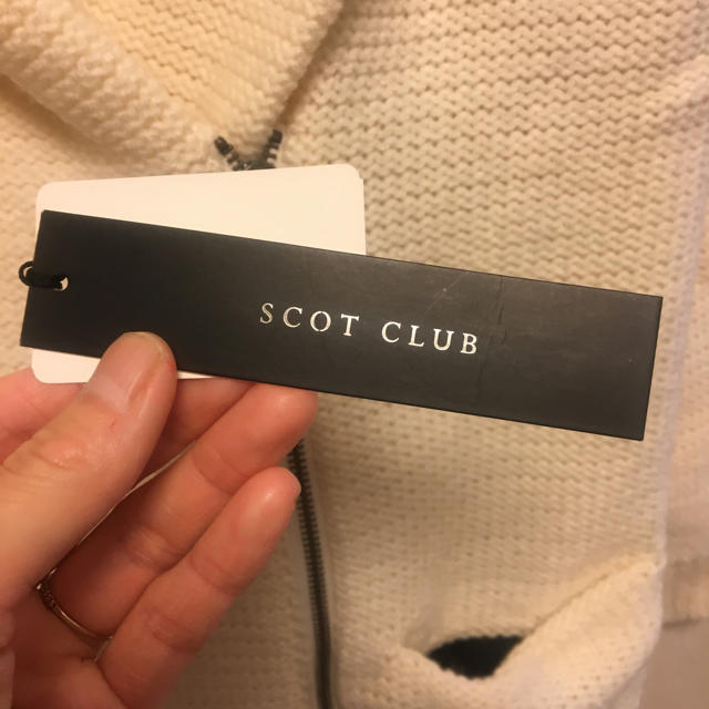 SCOT CLUB(スコットクラブ)のスコットクラブニットコート レディースのジャケット/アウター(ニットコート)の商品写真