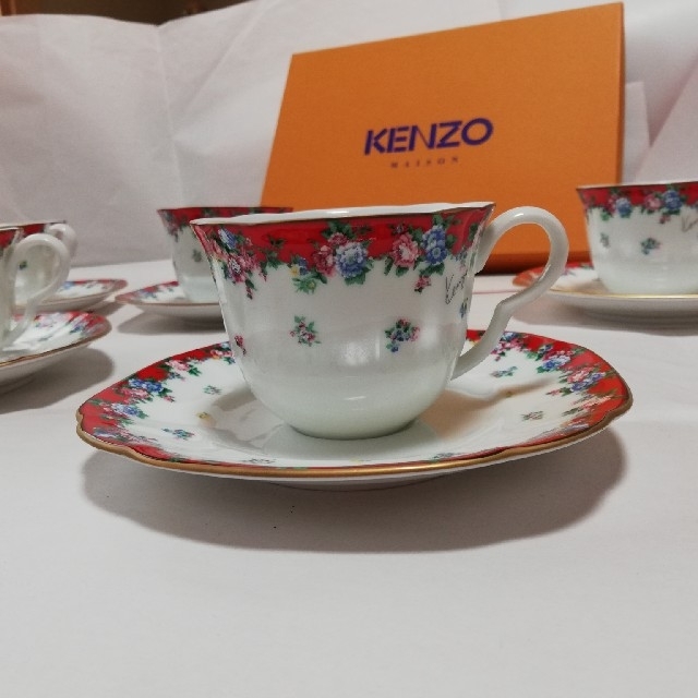 KENZO - KENZO カップ&ソーサー 5客セット コーヒーカップの通販 by 