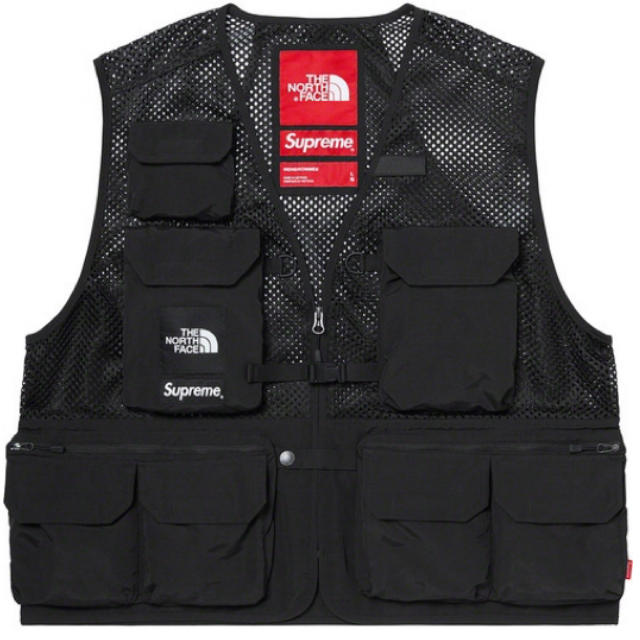 20SS Supreme North Face Cargo Vest