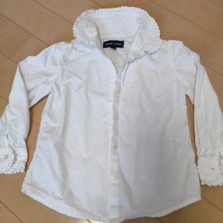 ラルフローレン(Ralph Lauren)のラルフローレン　白シャツ　長袖　トップス　子供服　お出かけ用　サイズ100(ブラウス)