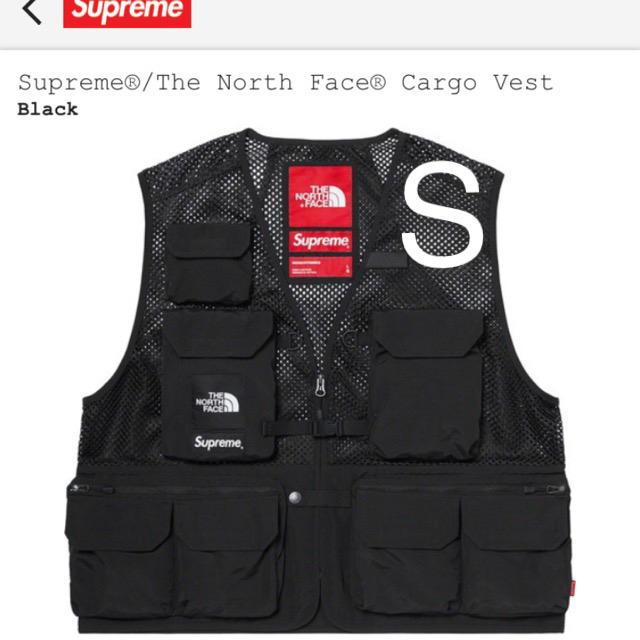 Sサイズ Supreme the north face cargo vest