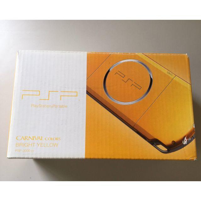 美品　希少カラー psp-3000 ブライトイエロー 送料込ゲームソフト/ゲーム機本体