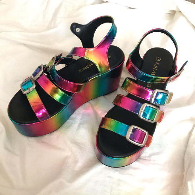 クリスマス特集2020 ビー&スター GUCCI 厚底サンダル ベロア ビー