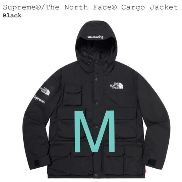 supreme thenorthface cargo jacket black