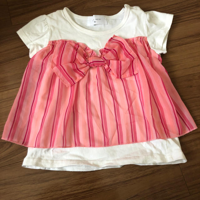 WILL MERY(ウィルメリー)の半袖Tシャツ　トップス　90 will mery キッズ/ベビー/マタニティのキッズ服女の子用(90cm~)(Tシャツ/カットソー)の商品写真