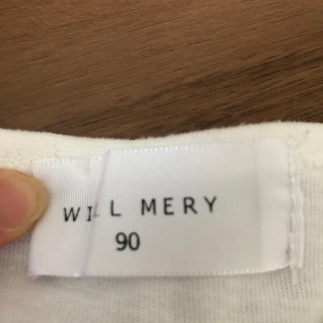 WILL MERY(ウィルメリー)の半袖Tシャツ　トップス　90 will mery キッズ/ベビー/マタニティのキッズ服女の子用(90cm~)(Tシャツ/カットソー)の商品写真