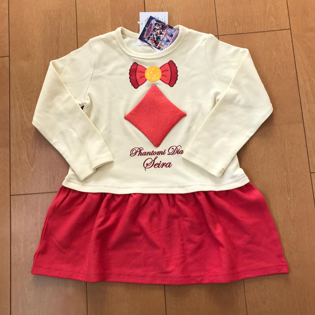 しまむら(シマムラ)の長袖Tシャツ（チュニック丈） キッズ/ベビー/マタニティのキッズ服女の子用(90cm~)(Tシャツ/カットソー)の商品写真