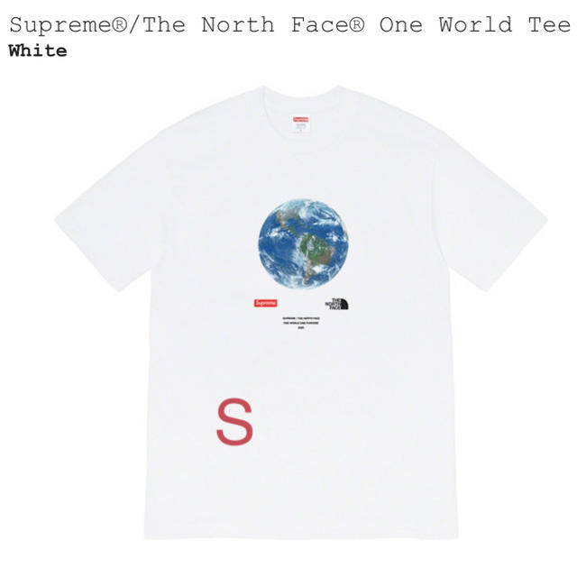 Supreme THE NORTH FACE one world tee