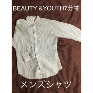 ビューティアンドユースユナイテッドアローズ(BEAUTY&YOUTH UNITED ARROWS)のBEAUTY&YOUTH 7分袖リネンシャツ(シャツ)