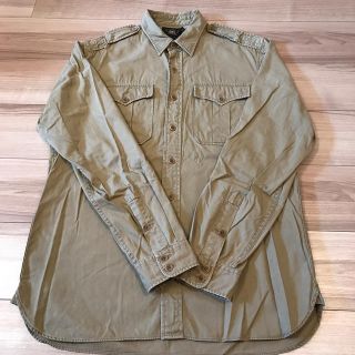 ダブルアールエル(RRL)のRRL シャツ L ベージュ(シャツ)