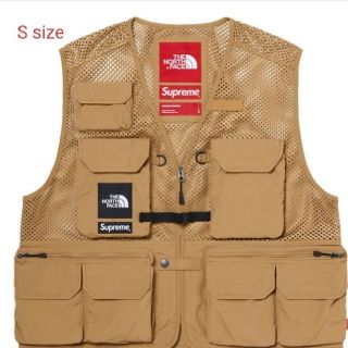 Sサイズ　supreme north face vest cargo