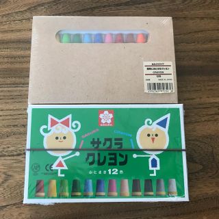 ムジルシリョウヒン(MUJI (無印良品))の新品　サクラクレヨンふとまき12 無印良品くれ(クレヨン/パステル)