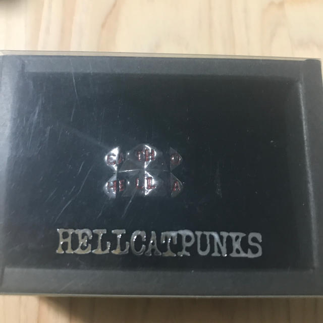 HELLCATPUNKS(ヘルキャットパンクス)のHELLCATPUNKS スタッズリング ダブル 11号 ヘルキャットパンクス レディースのアクセサリー(リング(指輪))の商品写真