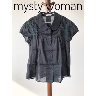 ミスティウーマン(mysty woman)の☆お値下げ【mysty woman】 ブラウス シャツ トップス(シャツ/ブラウス(半袖/袖なし))