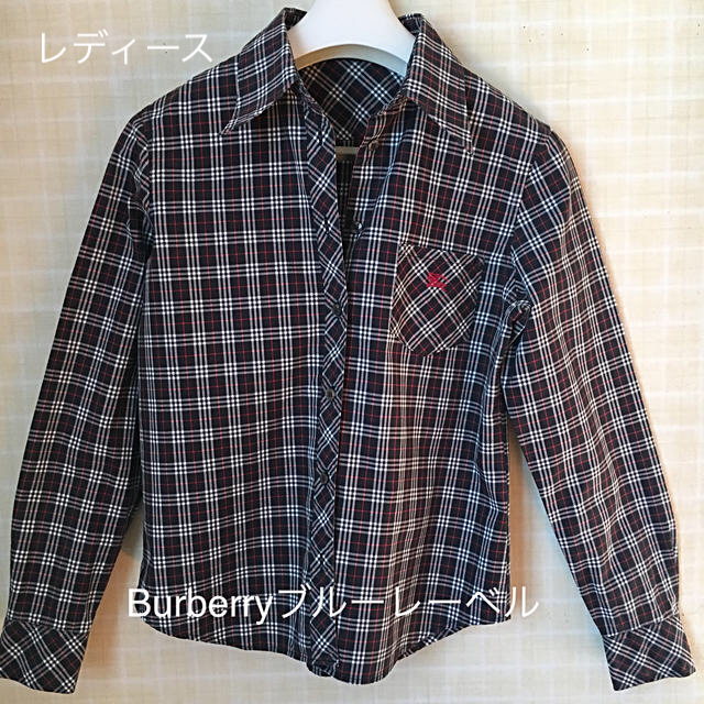 BURBERRY BLUE LABEL(バーバリーブルーレーベル)のBurberryブルーレーベル 綿シャツ 38サイズ レディースのトップス(シャツ/ブラウス(長袖/七分))の商品写真