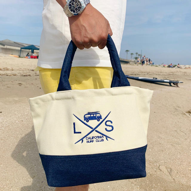 海で便利☆LUSSO SURF リバーシブルトートバッグ RVCA