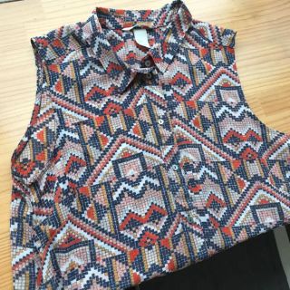 エイチアンドエイチ(H&H)のH&M ノースリーブ シャツ(Tシャツ(半袖/袖なし))