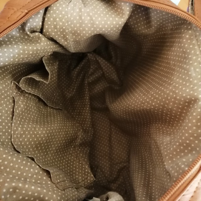 ショルダー バック ダークキャメル 茶色 可愛い オシャレ レディースのバッグ(ショルダーバッグ)の商品写真