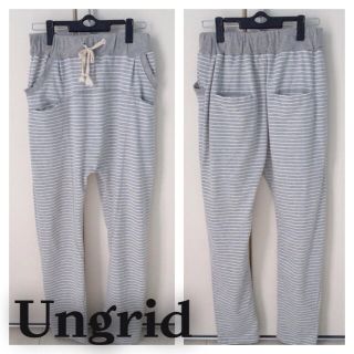 アングリッド(Ungrid)のUngrid ボーダーサルエル(サルエルパンツ)