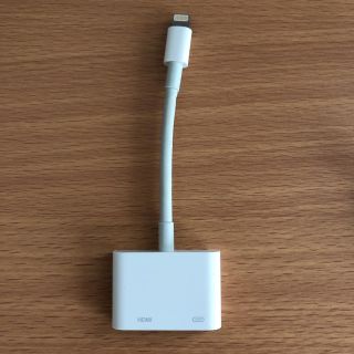 アップル(Apple)のApple純正 Lightning(映像用ケーブル)