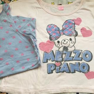 メゾピアノ(mezzo piano)のメゾピアノ  Ｔシャツ タンクトップ セット(Tシャツ/カットソー)