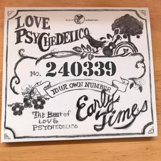 LOVE PSYCHEDELICO Early Times エンタメ/ホビーのCD(ポップス/ロック(邦楽))の商品写真