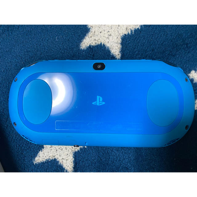 PlayStation Vita(プレイステーションヴィータ)のPlayStation Vita Aqua Blue PCH-2000 中古美品 エンタメ/ホビーのゲームソフト/ゲーム機本体(携帯用ゲーム機本体)の商品写真