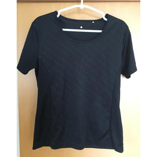 ドライTシャツ　黒　ＬＬ(Tシャツ(半袖/袖なし))