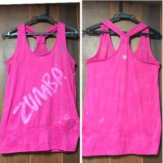 ズンバ(Zumba)の【正規品】 ZUMBA®︎ ウェア 2点セット ピンク(シャツ/ブラウス(半袖/袖なし))