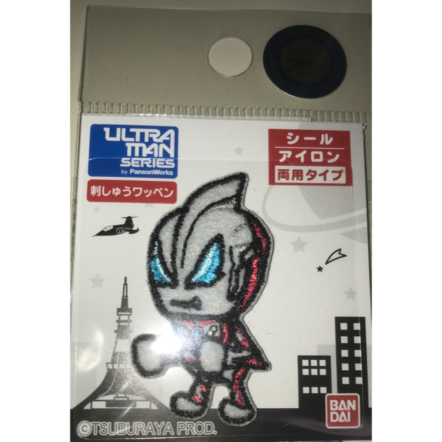 BANDAI(バンダイ)のウルトラマン刺しゅうワッペンセット　キングジョージードゼロベリアル ハンドメイドの素材/材料(各種パーツ)の商品写真