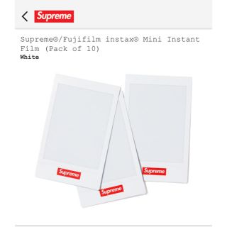 シュプリーム(Supreme)のsupreme fuji film 富士フィルム シュプリーム　チェキ10枚(その他)