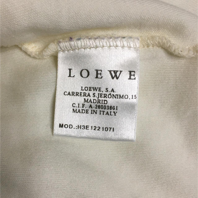 LOEWE(ロエベ)の送料無料新品ロエベ LOEWE Tシャツ　L メンズのトップス(Tシャツ/カットソー(半袖/袖なし))の商品写真