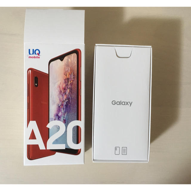 Galaxy(ギャラクシー)のGalaxy A20 simフリー　赤　レッド スマホ/家電/カメラのスマートフォン/携帯電話(スマートフォン本体)の商品写真