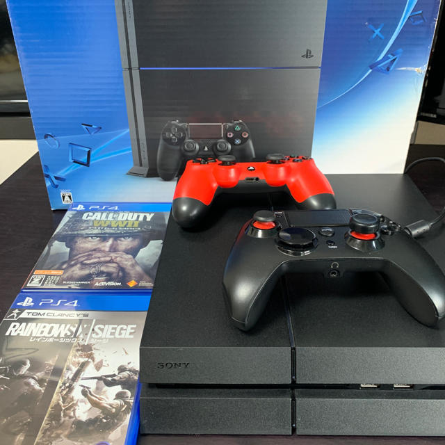 在庫有】 PlayStation4 ソフト付 500GB 本体 PS4 - 家庭用ゲーム機本体